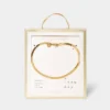 Outlet 👍 14K Gold Plated Herringbone Chain Bracelet - A New Day™ 🧨 -Outlet New Day Wear Store unnamed file 476