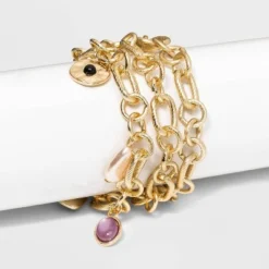 New 🌟 Cabochon and Simulated Pearl Charm Bracelet Set 3pc - A New Day™ Blue ⭐ 9 New 🌟 Cabochon and Simulated Pearl Charm Bracelet Set 3pc - A New Day™ Blue ⭐ -Outlet New Day Wear Store unnamed file 489