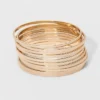 Cheap 🎁 Bangle Bracelet 10pc - A New Day™ Gold ✨ -Outlet New Day Wear Store unnamed file 512