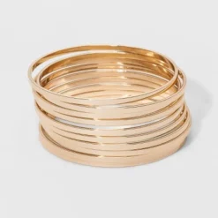 Cheap 🎁 Bangle Bracelet 10pc - A New Day™ Gold ✨