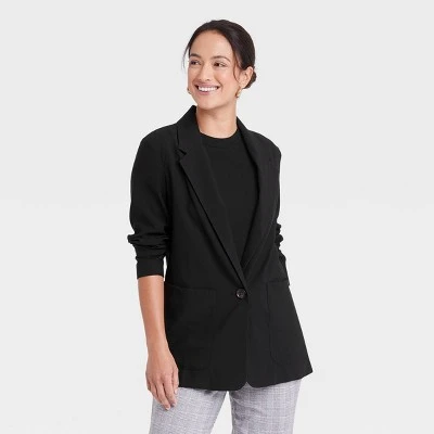 Brand new ⌛ Women's Drapey Twill Blazer - A New Day™ ✨ 4 Brand new ⌛ Women's Drapey Twill Blazer - A New Day™ ✨ - Image 3