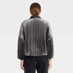 Promo ✔️ Women's Quilted Velvet Duster Jacket - A New Day™ Pink ✔️