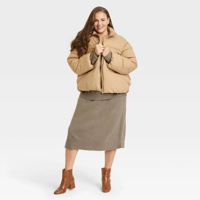 Cheap ⭐ Women's Short Matte Puffer Jacket - A New Day™ ⌛ 5 Cheap ⭐ Women's Short Matte Puffer Jacket - A New Day™ ⌛ - Image 3