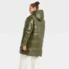 Wholesale ❤️ Women's Mid Length Wet Look Puffer Jacket - A New Day™ 🥰 -Outlet New Day Wear Store unnamed file 620