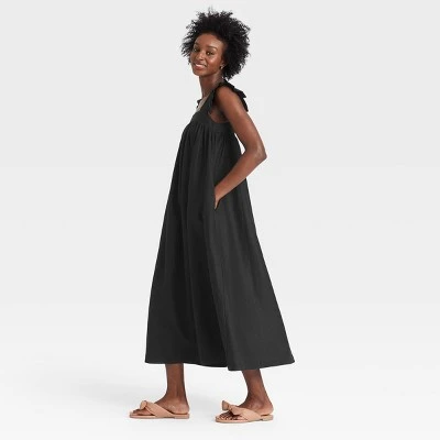 Cheap 👍 Women's Short Ruffle Sleeve A-Line 😉 Dress - A New Day™ ⌛ 4 Cheap 👍 Women's Short Ruffle Sleeve A-Line 😉 Dress - A New Day™ ⌛ - Image 2