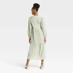 Discount 🔔 Women's Long Sleeve Tiered Dress - A New Day™ ⌛