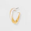 Best Sale ✨ Twisted Hoop Earrings - A New Day™ White 🔔 2 Best Sale ✨ Twisted Hoop Earrings - A New Day™ White 🔔 -Outlet New Day Wear Store unnamed file 754