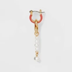 Best Sale 🤩 Huggie Hoop Earrings - A New Day™ Rust ✔️