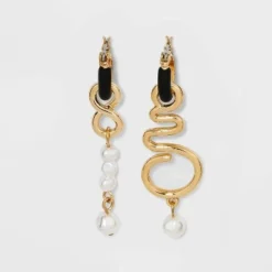 Best Sale 🤩 Huggie Hoop Earrings - A New Day™ Rust ✔️ -Outlet New Day Wear Store unnamed file 781