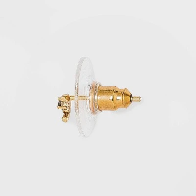 Promo 😉 14K Gold Plated Cubic Zirconia Geometric Duo Stud Earrings - A New Day™ 🎁 3 Promo 😉 14K Gold Plated Cubic Zirconia Geometric Duo Stud Earrings - A New Day™ 🎁