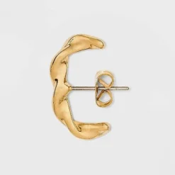 Best deal ❤️ Hoop Twisted Rope Earring Set 3pc - A New Day™ Gold ⭐