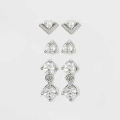 Best Sale 🔥 Sterling Silver Cubic Zirconia Drop Earrings - A New Day™ ✔️ 5 Best Sale 🔥 Sterling Silver Cubic Zirconia Drop Earrings - A New Day™ ✔️ -Outlet New Day Wear Store unnamed file 871