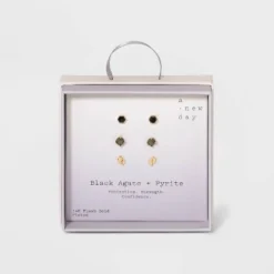 Cheapest ✨ Silver Plated Semi-Precious Stud Earring Set 3pc - A New Day™ Strawberry And Rose Quartz ✨ 12 Cheapest ✨ Silver Plated Semi-Precious Stud Earring Set 3pc - A New Day™ Strawberry And Rose Quartz ✨ -Outlet New Day Wear Store unnamed file 926