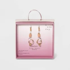 Promo 💯 Silver Plated Cubic Zirconia Interchangeable Charm Gold Hoop Earrings - A New Day™ Amber 🛒 13 Promo 💯 Silver Plated Cubic Zirconia Interchangeable Charm Gold Hoop Earrings - A New Day™ Amber 🛒 -Outlet New Day Wear Store unnamed file 937