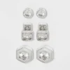 Best Sale 😍 Sterling Silver Cubic Zirconia Multi Shape Stud Earring Set 3pc - A New Day™ Metallic Silver 🤩 1 Best Sale 😍 Sterling Silver Cubic Zirconia Multi Shape Stud Earring Set 3pc - A New Day™ Metallic Silver 🤩 -Outlet New Day Wear Store unnamed file 938