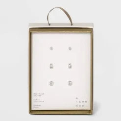 Best Sale 😍 Sterling Silver Cubic Zirconia Multi Shape Stud Earring Set 3pc - A New Day™ Metallic Silver 🤩 7 Best Sale 😍 Sterling Silver Cubic Zirconia Multi Shape Stud Earring Set 3pc - A New Day™ Metallic Silver 🤩 -Outlet New Day Wear Store unnamed file 940